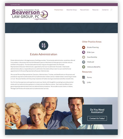 Beaverson Law Group - Estate Administration Page